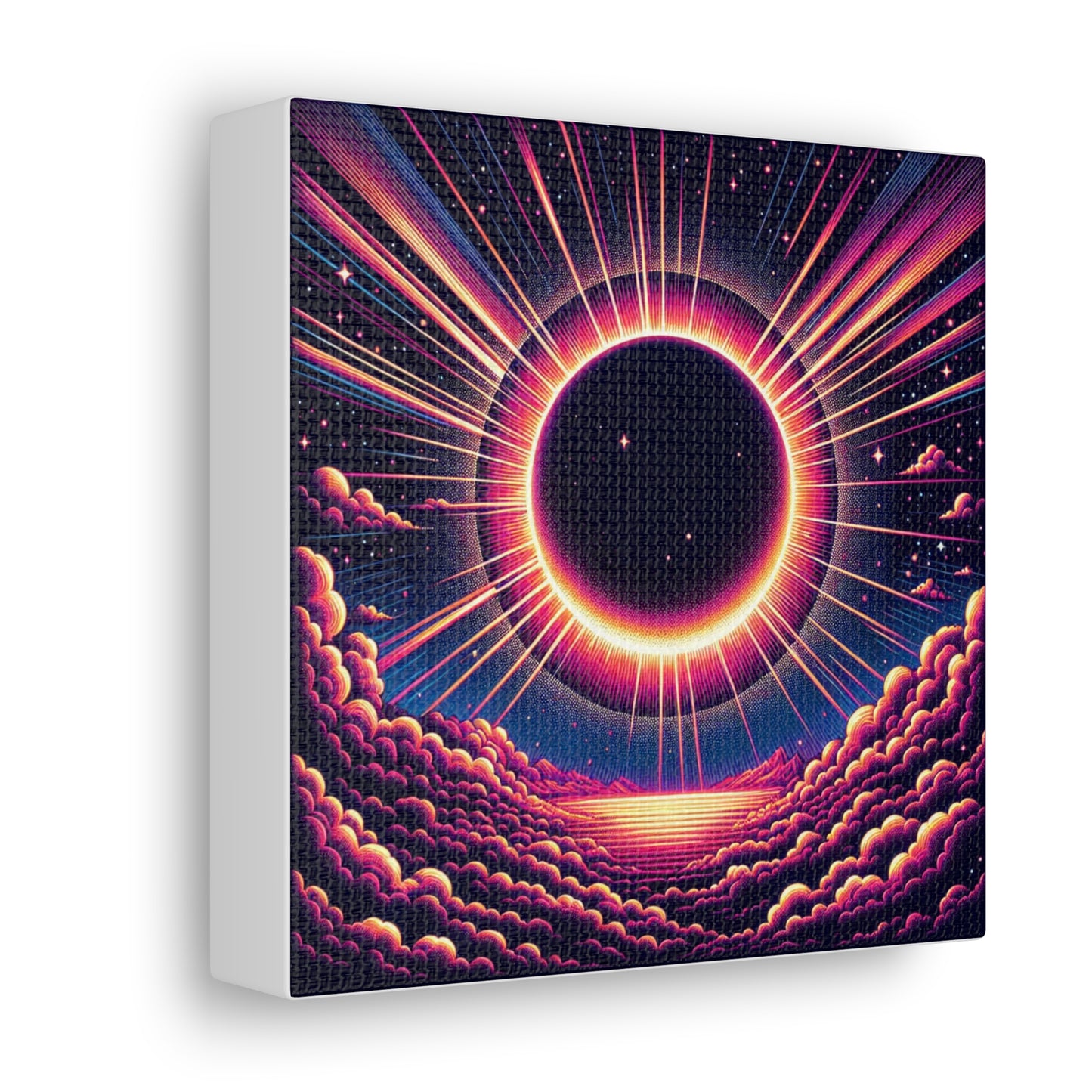 Solar Eclipse Canvas Wall Art