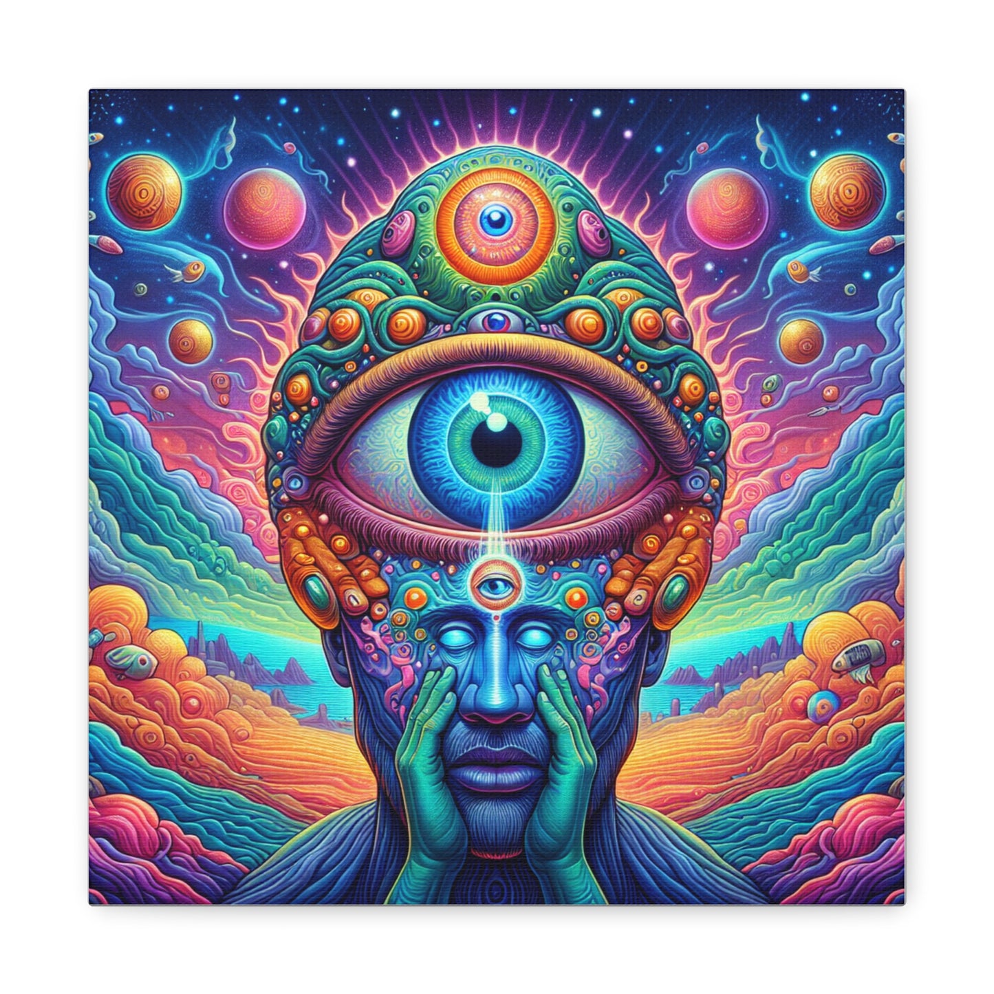 Third Eye Awakening Canvas Wall Art