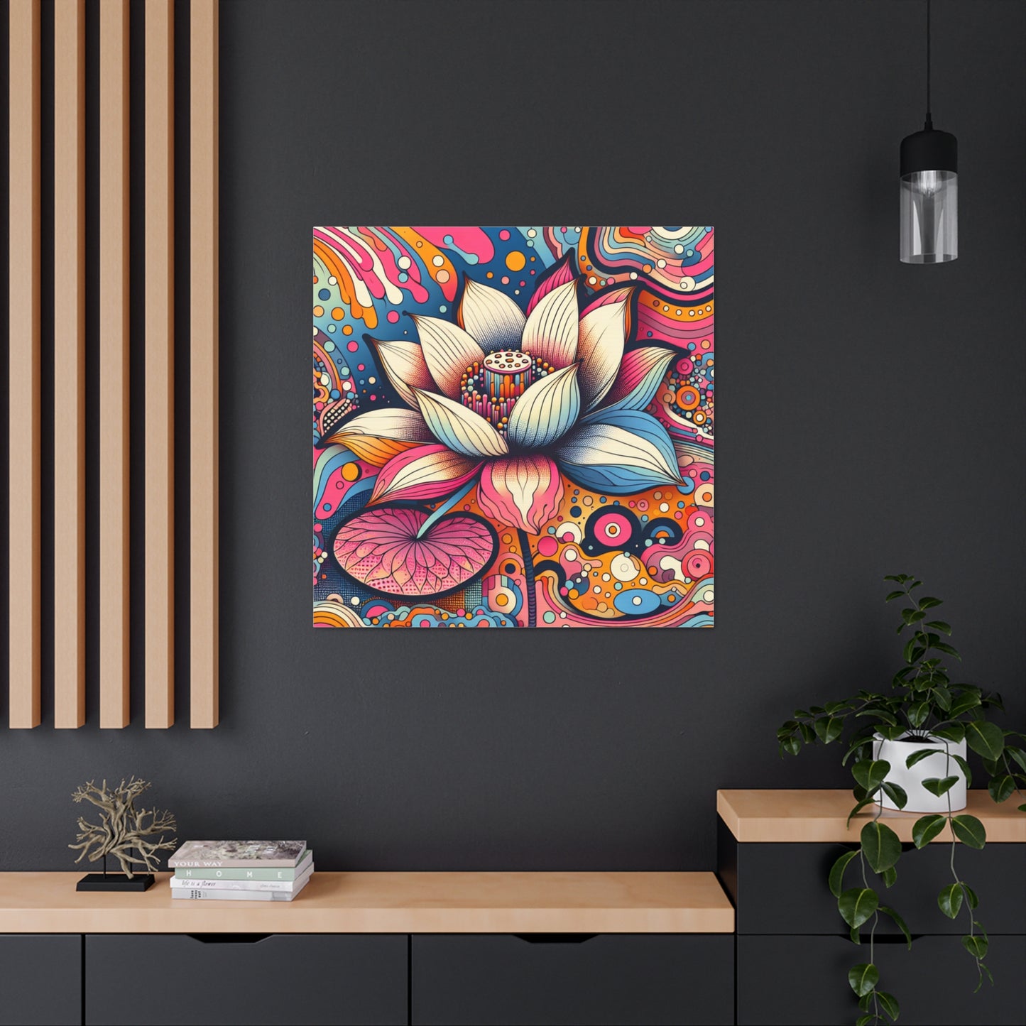 Lotus Canvas Wall Art