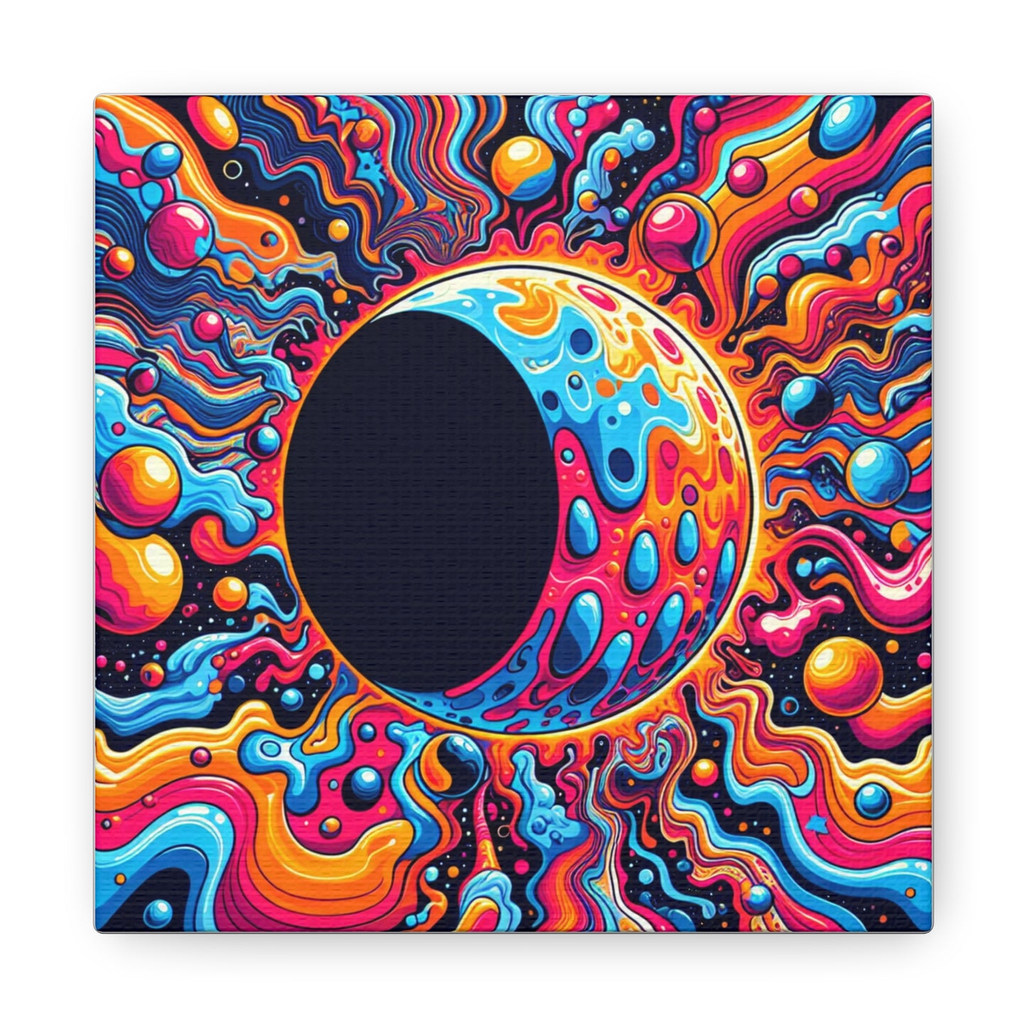 Lunar Eclipse Canvas Wall Art