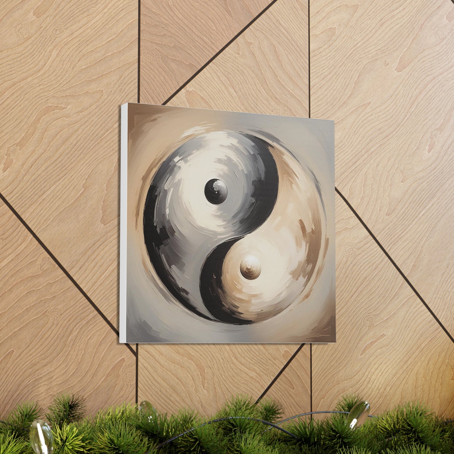 Ying Yang Canvas Wall Art