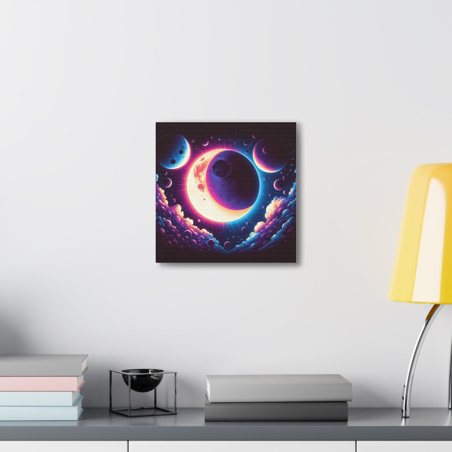 Lunar Eclipse Canvas Wall Art