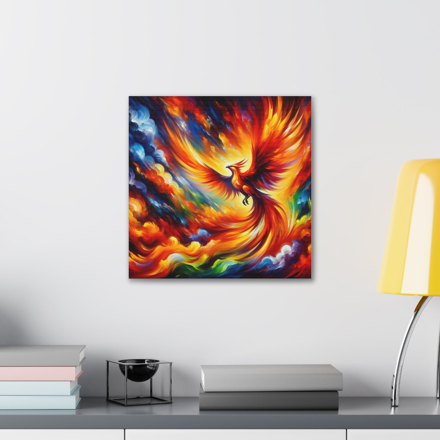 Phoenix Rising Canvas Wall Art