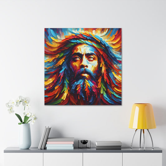 Jah Rastafari Canvas Wall Art