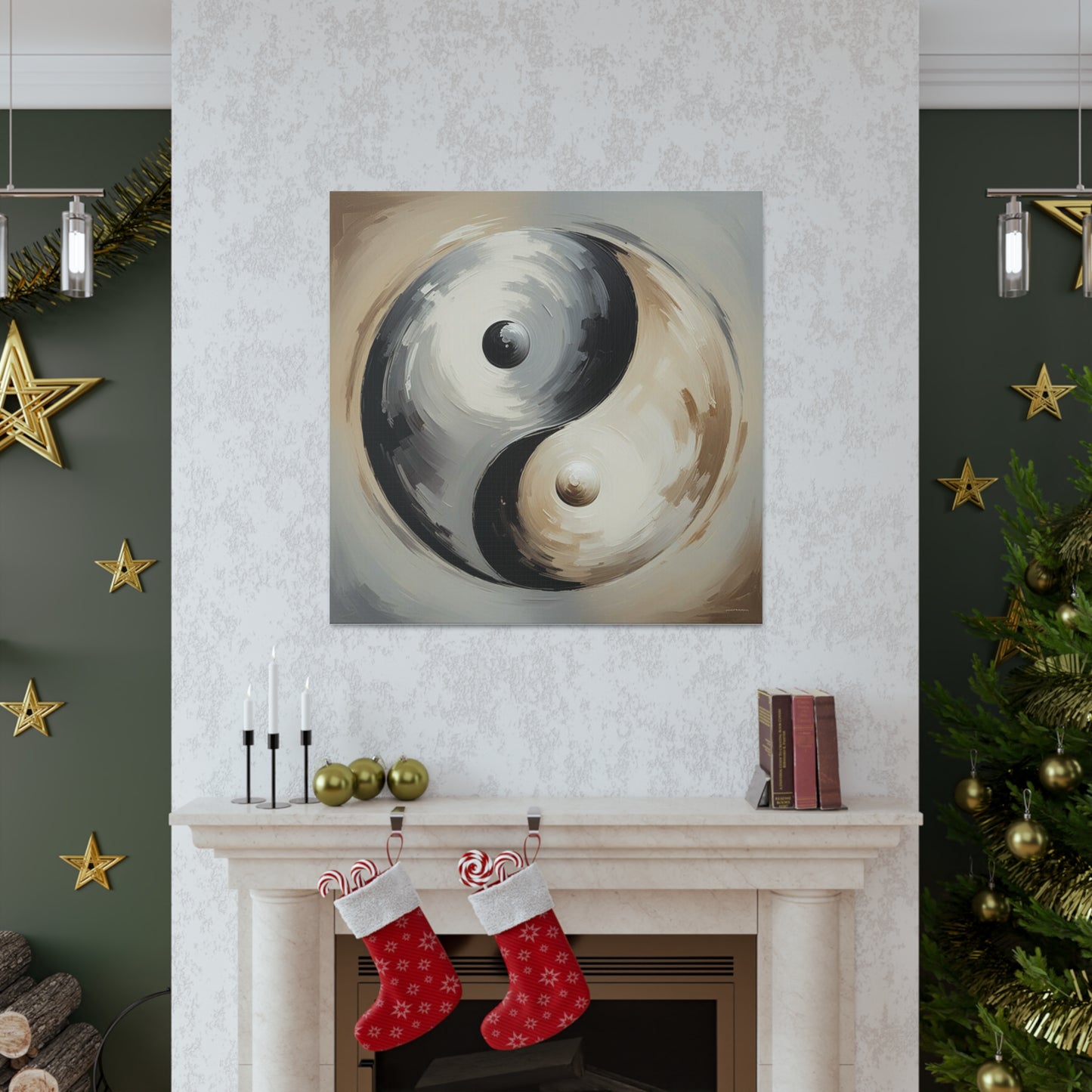 Ying Yang Canvas Wall Art