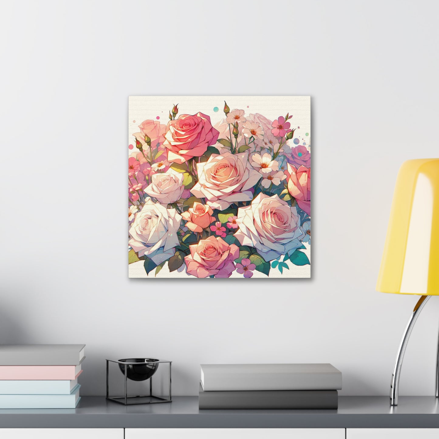 Roses Canvas Wall Art