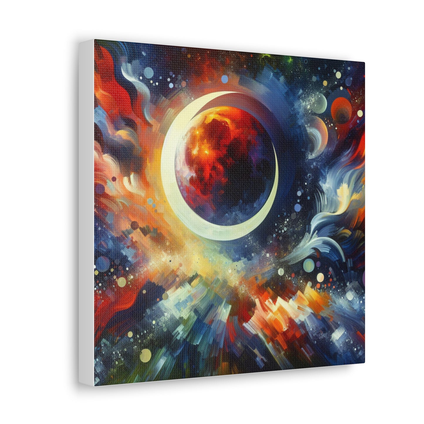 Lunar Eclipse Canvas Wall Art