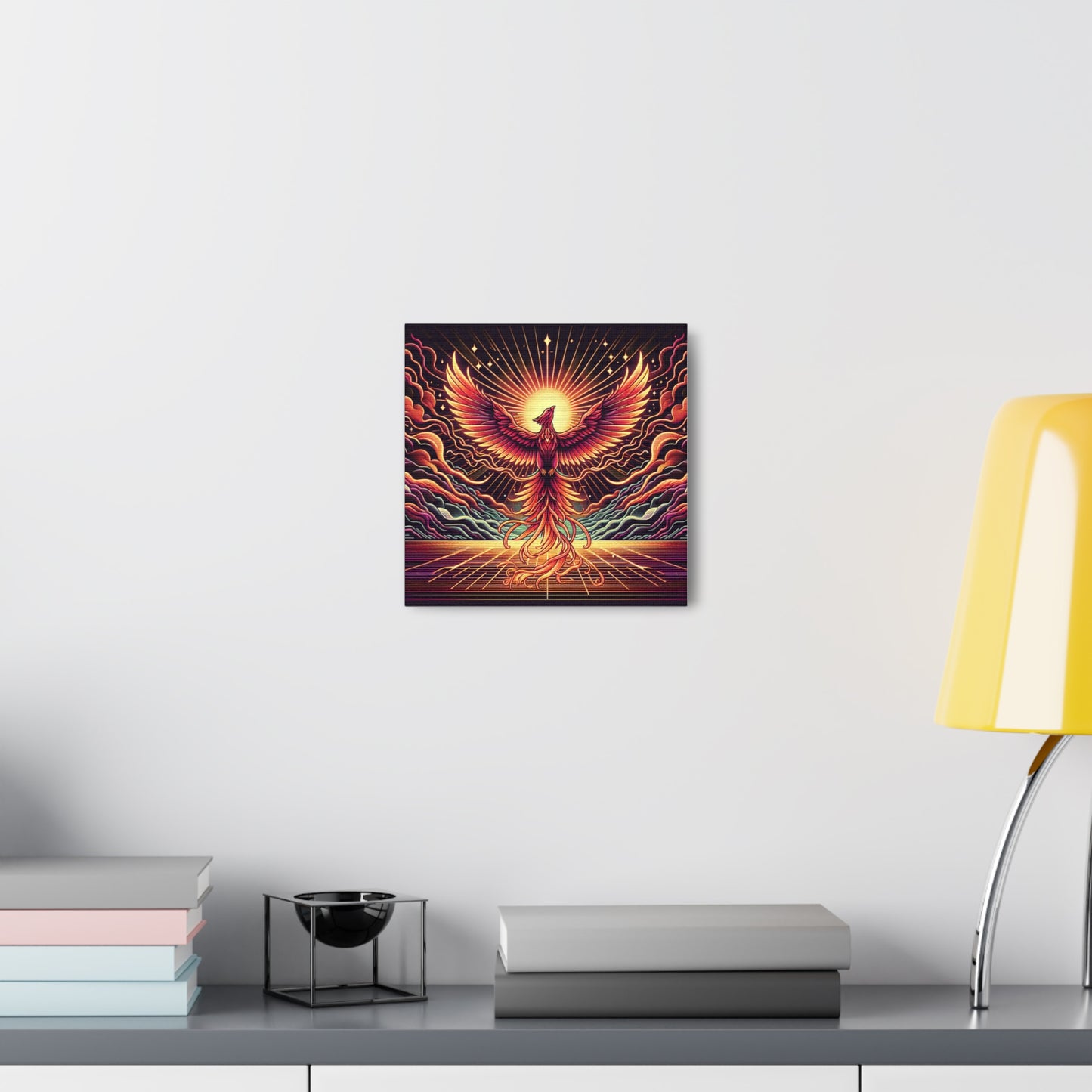 Phoenix Rising Canvas Wall Art