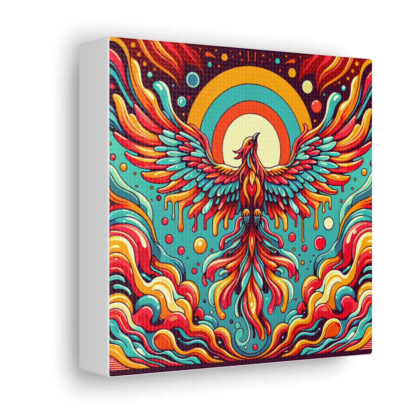 Phoenix Rising Canvas Wall Art