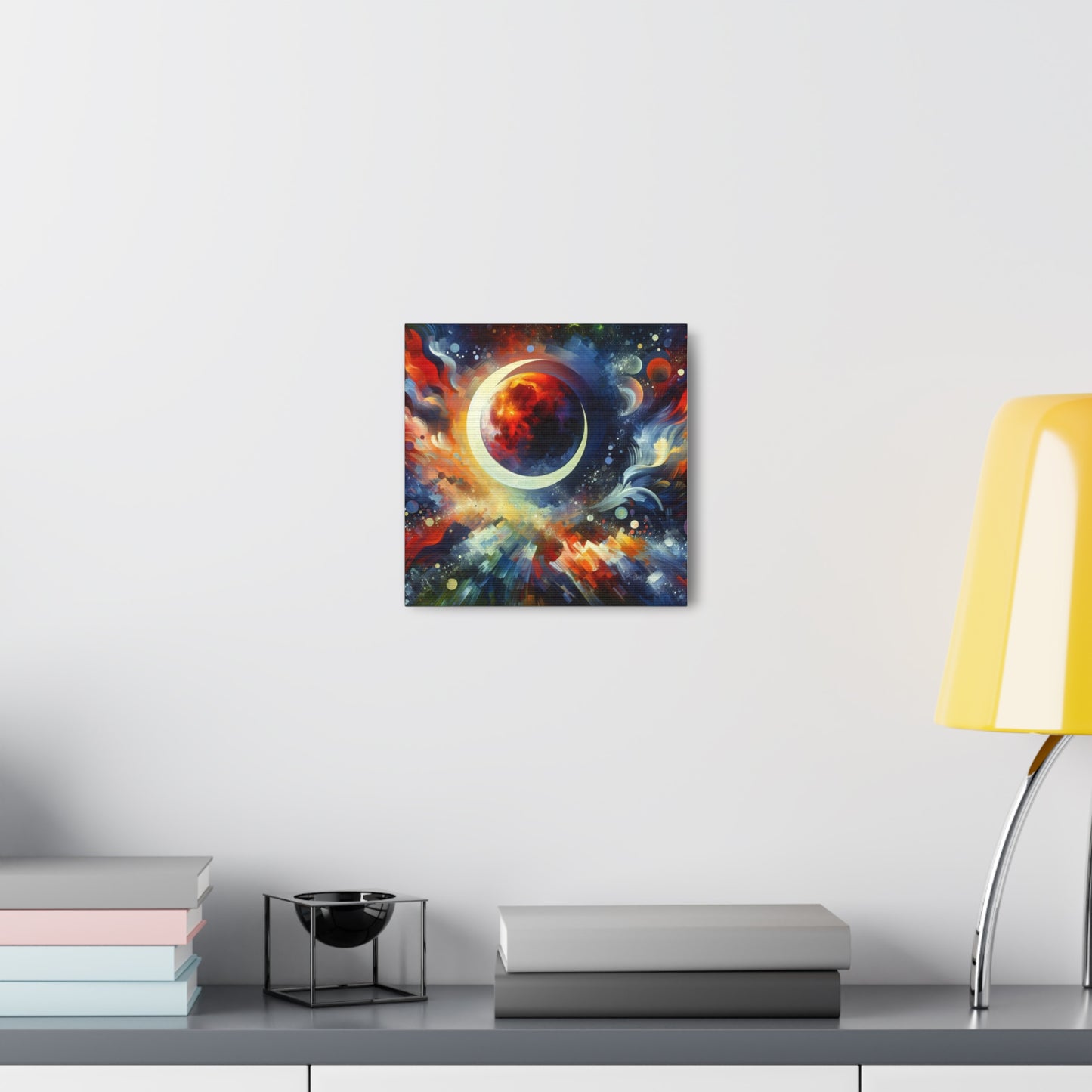 Lunar Eclipse Canvas Wall Art