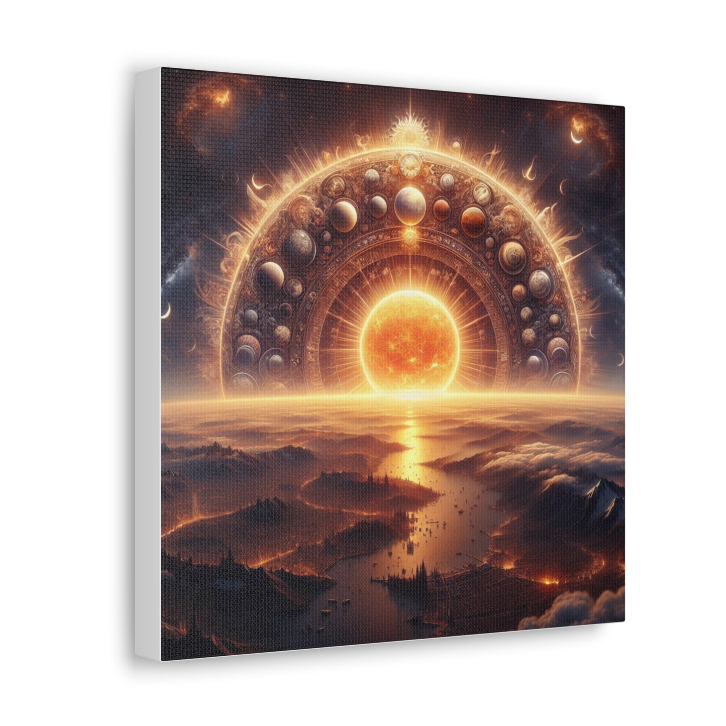 Sun Canvas Wall Art