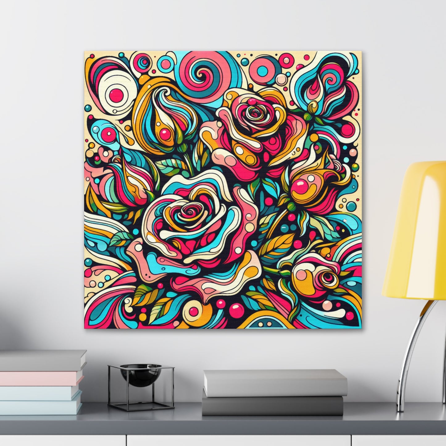 Roses Canvas Wall Art