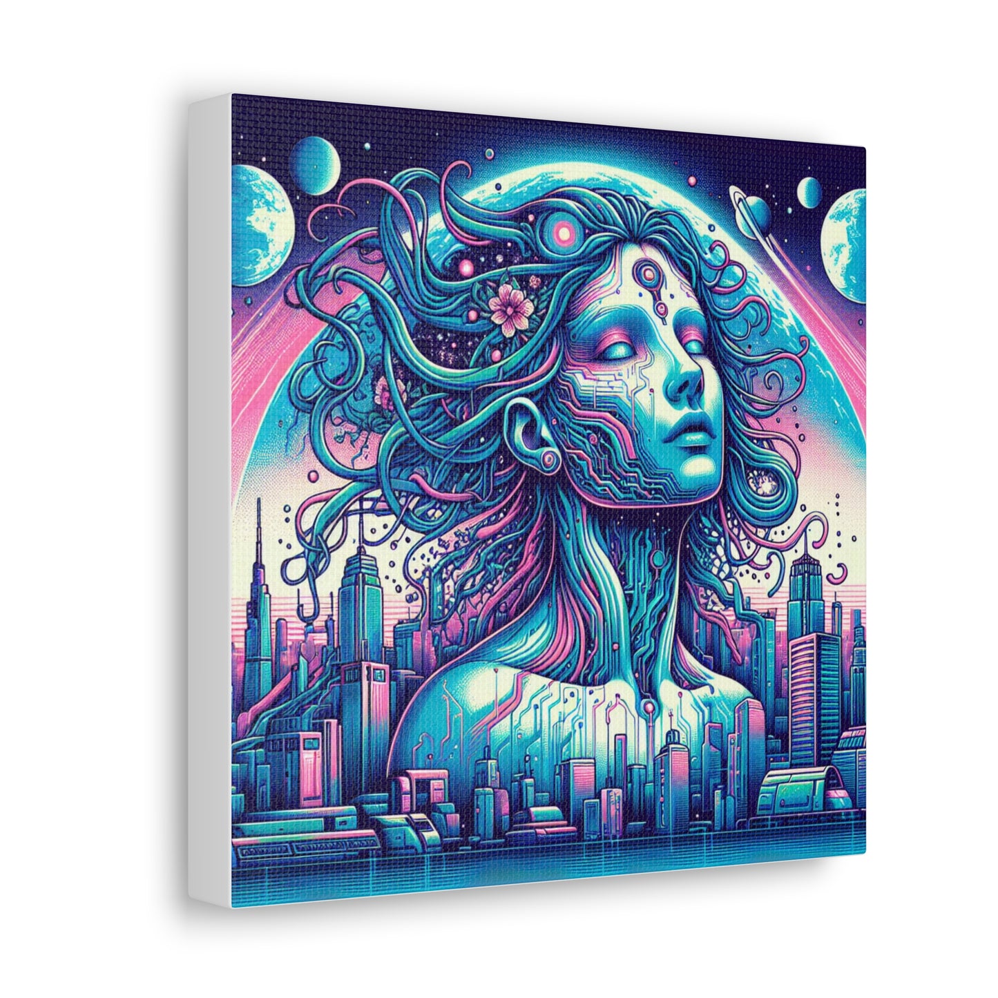 Gaia Mother Earth Canvas Wall Art