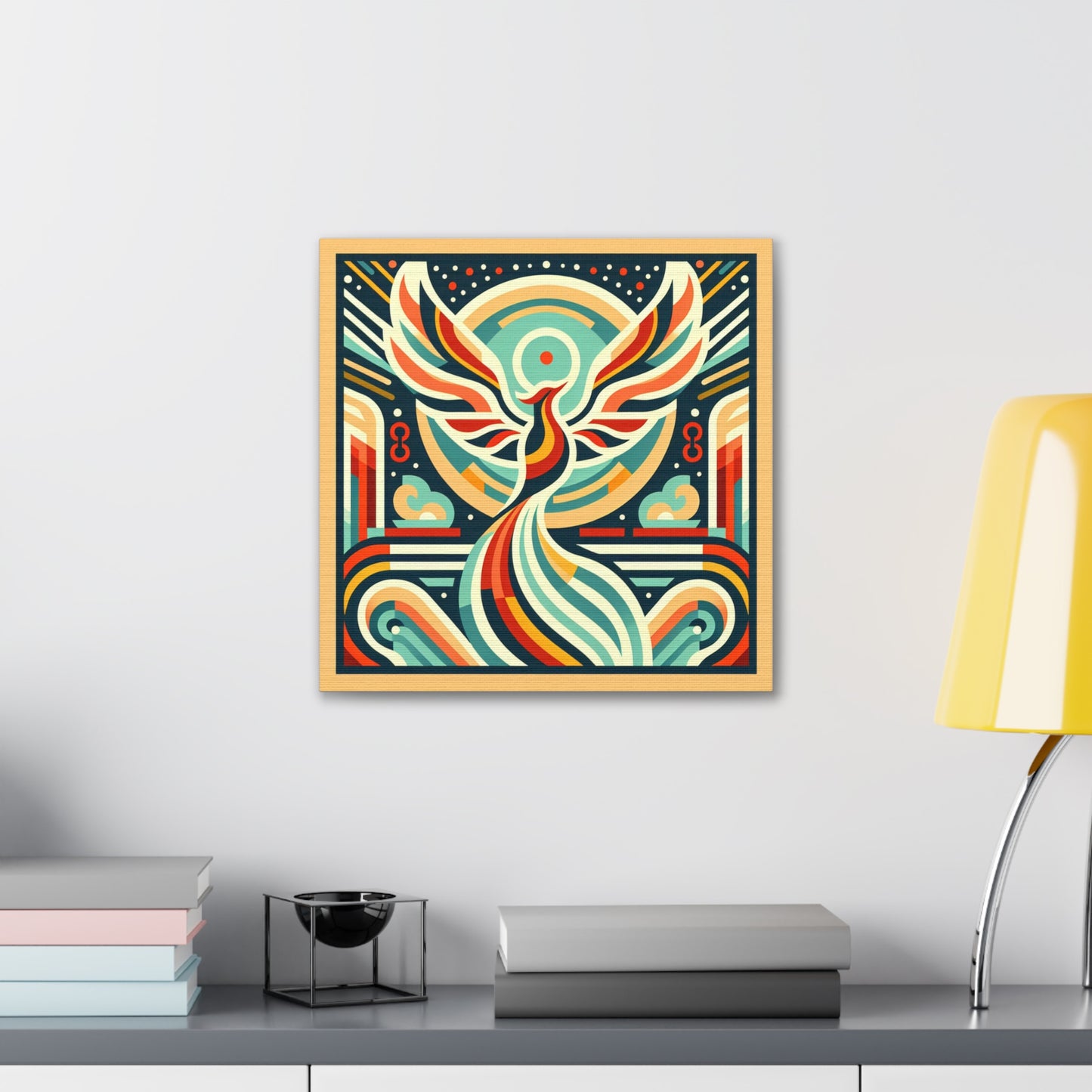 Phoenix Rising Canvas Wall Art