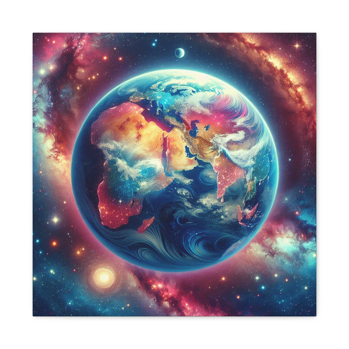 Planet Earth Canvas Wall Art