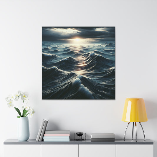 Ocean Waves Canvas Wall Art