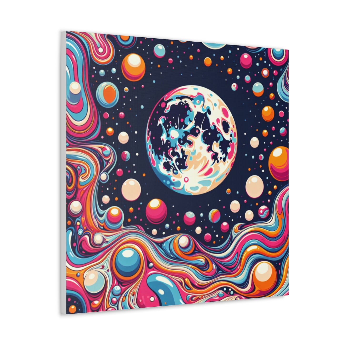 Full Moon Canvas Wall Art