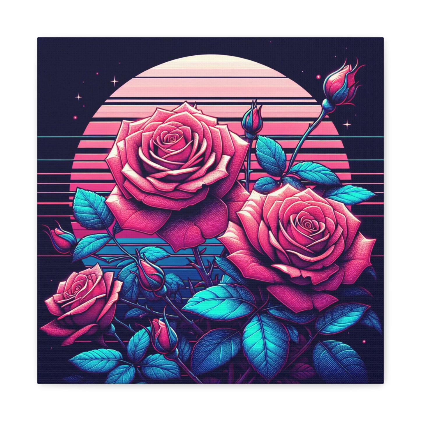 Roses Canvas Wall Art