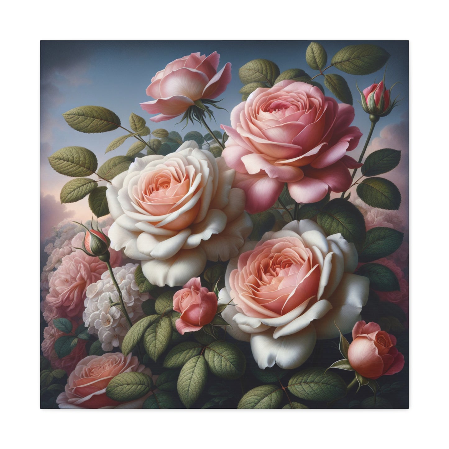 Roses Canvas Wall Art