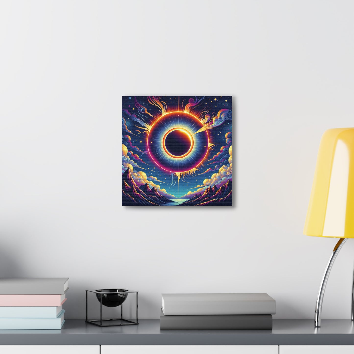 Solar Eclipse Canvas Wall Art