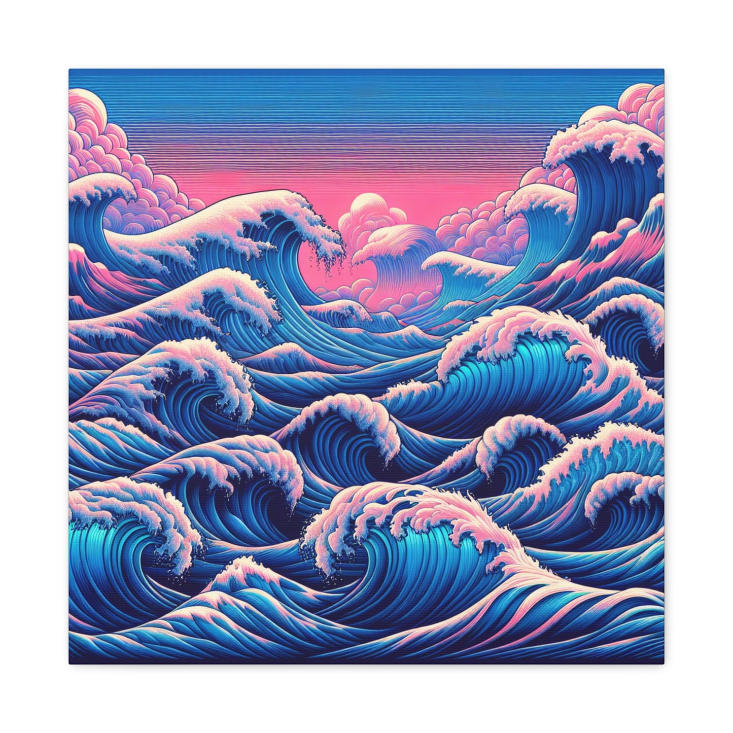 Ocean Waves Canvas Wall Art