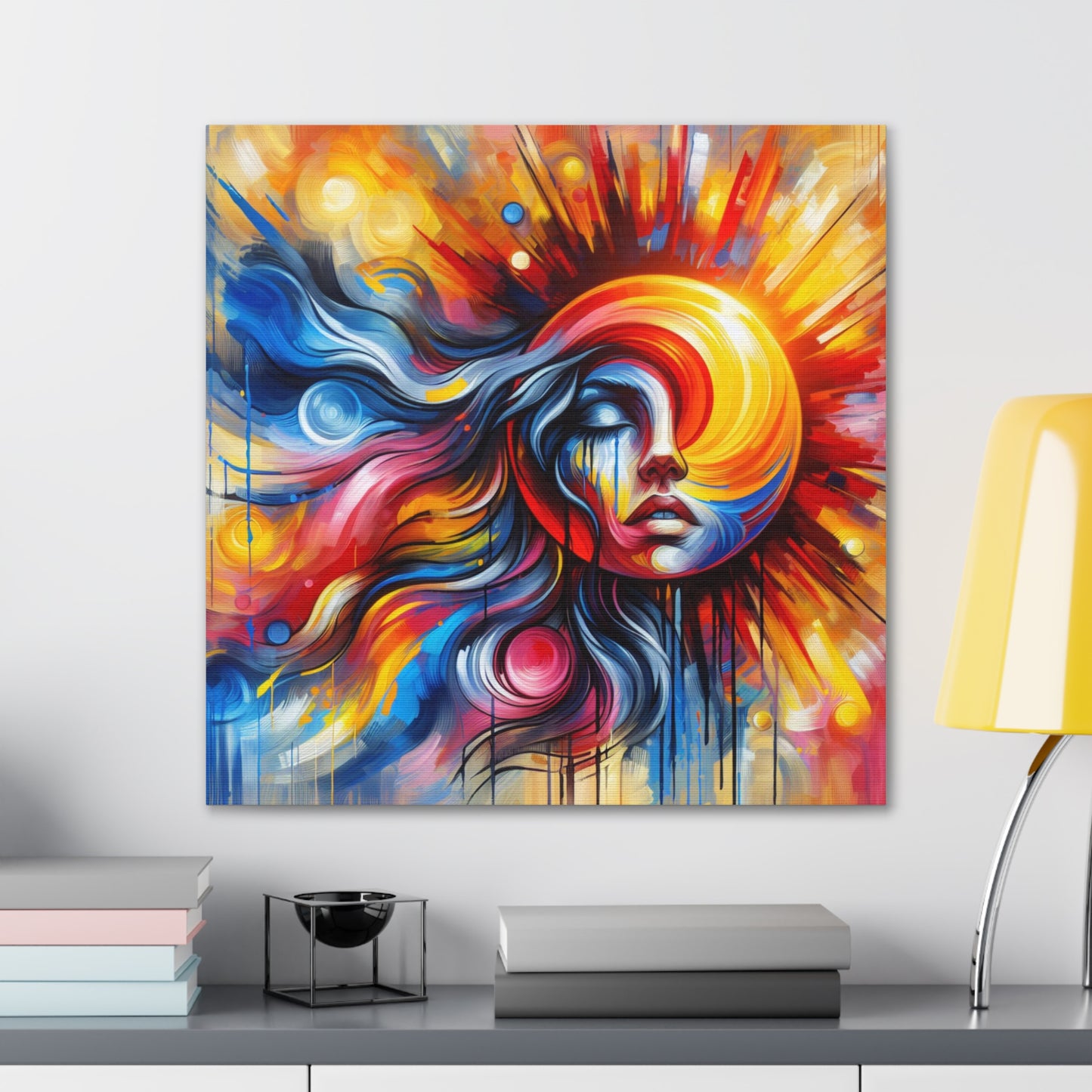 Sun Canvas Wall Art