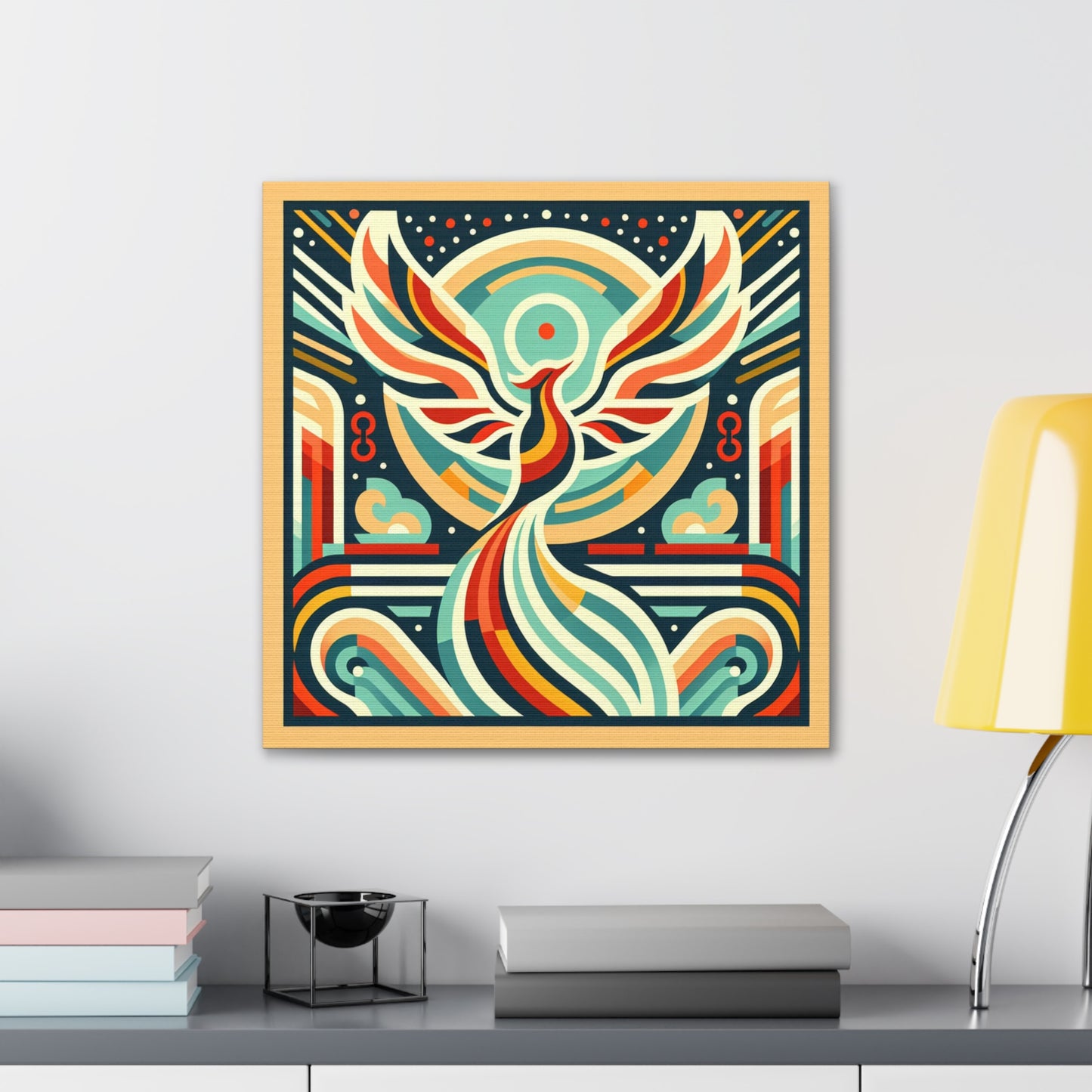 Phoenix Rising Canvas Wall Art