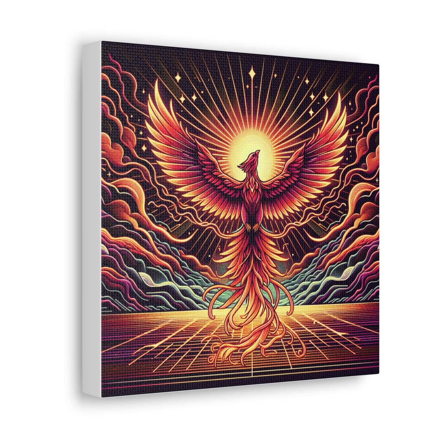 Phoenix Rising Canvas Wall Art