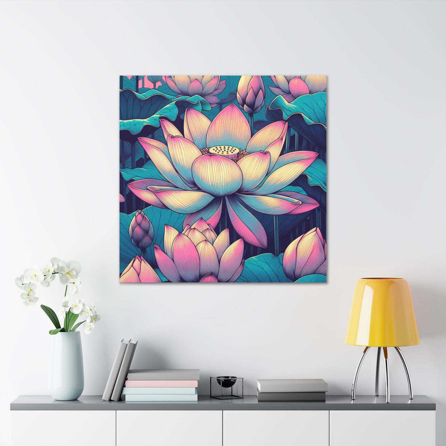 Lotus Canvas Wall Art