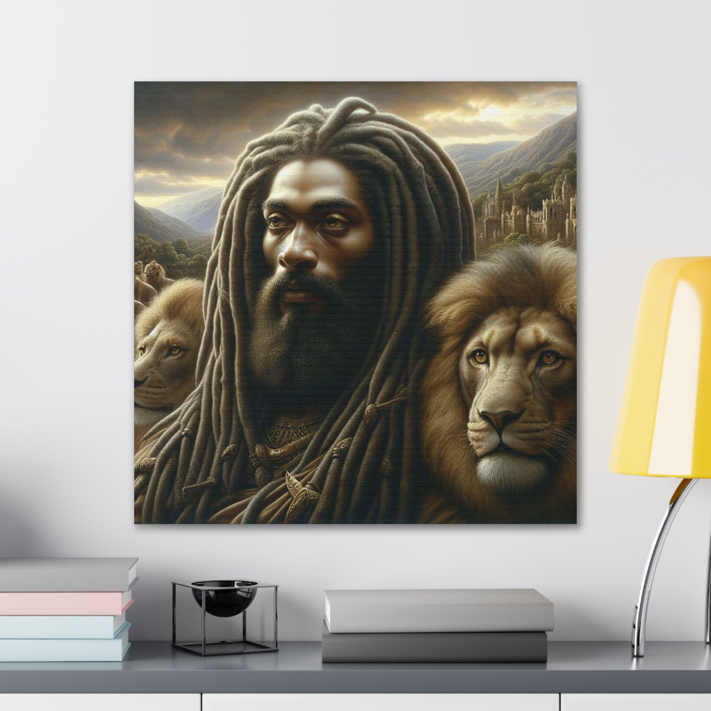 Jah Rastafari Canvas Wall Art