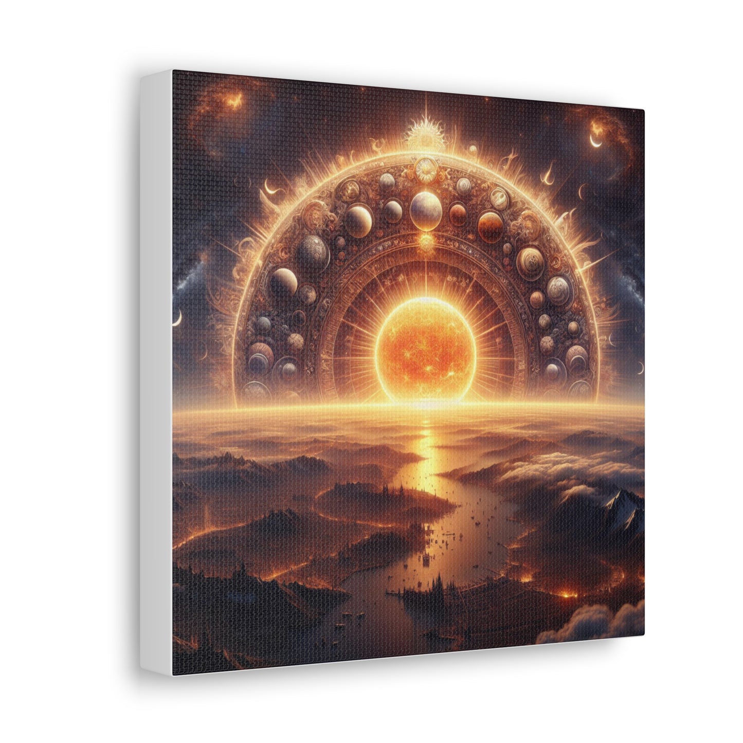 Sun Canvas Wall Art