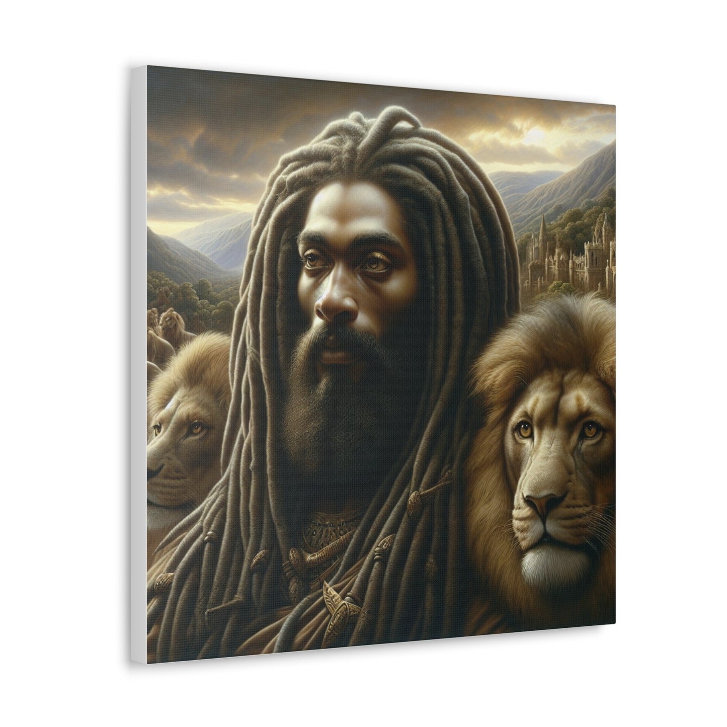 Jah Rastafari Canvas Wall Art