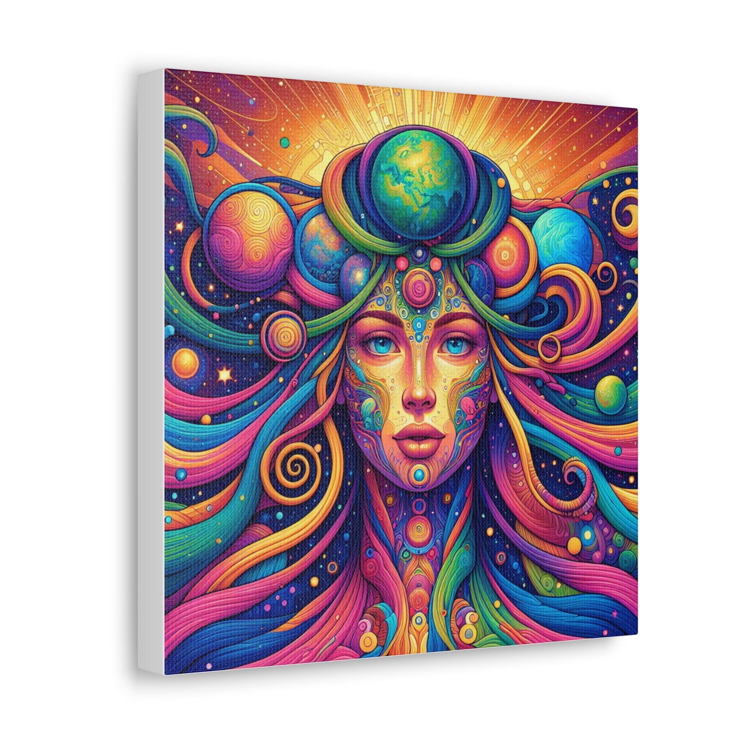 Gaia Mother Earth Canvas Wall Art