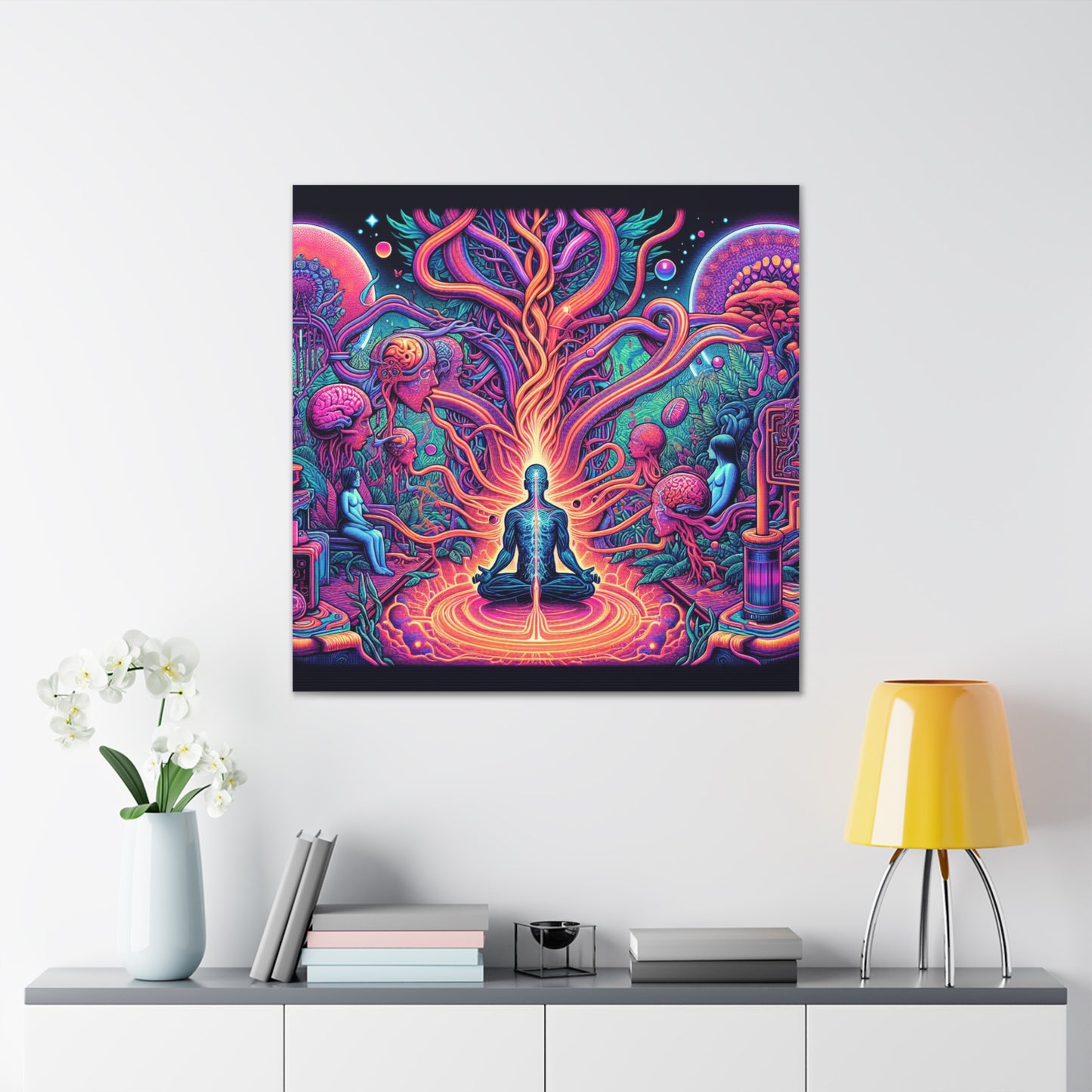 Fifth Dimension Ascension Canvas Wall Art