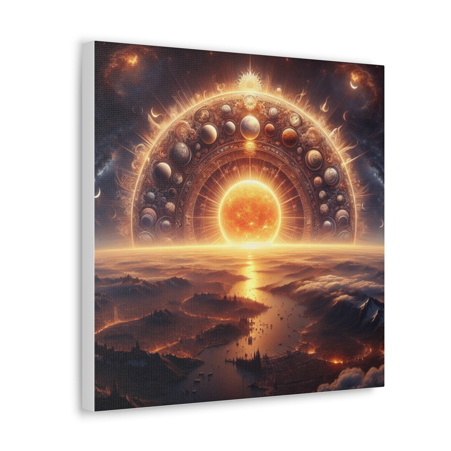 Sun Canvas Wall Art