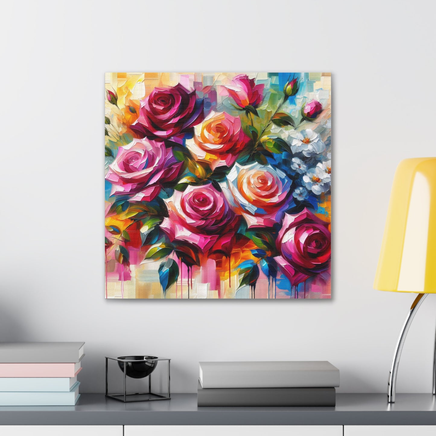 Roses Canvas Wall Art