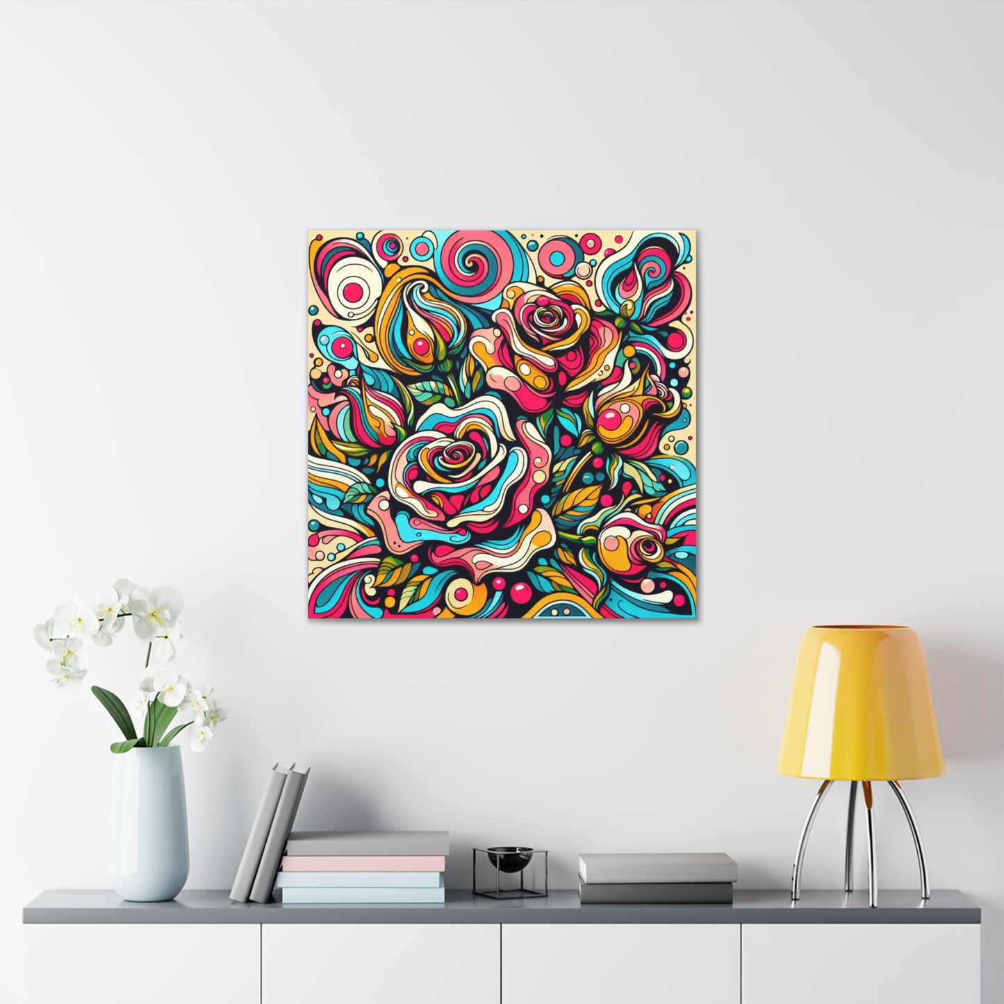 Roses Canvas Wall Art