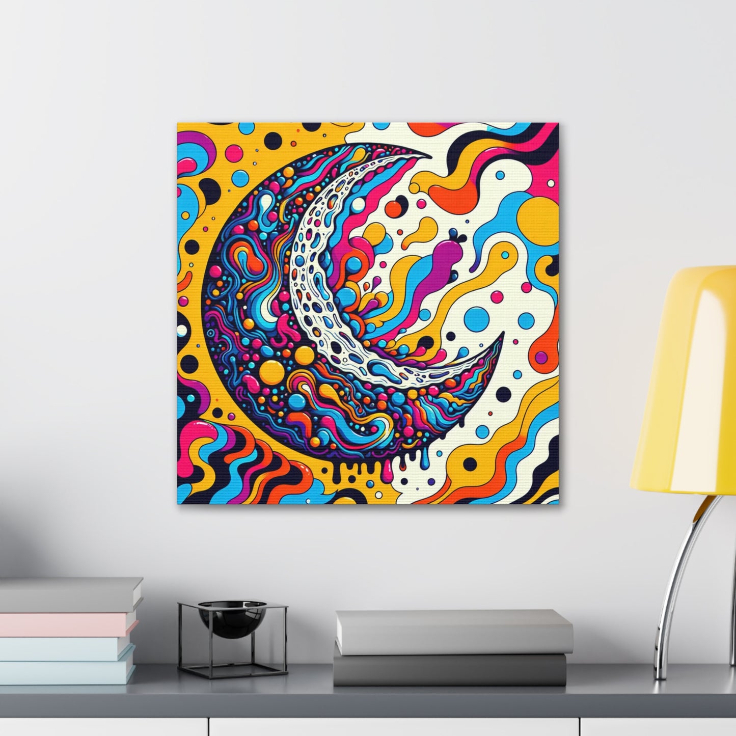 Half Moon Canvas Wall Art