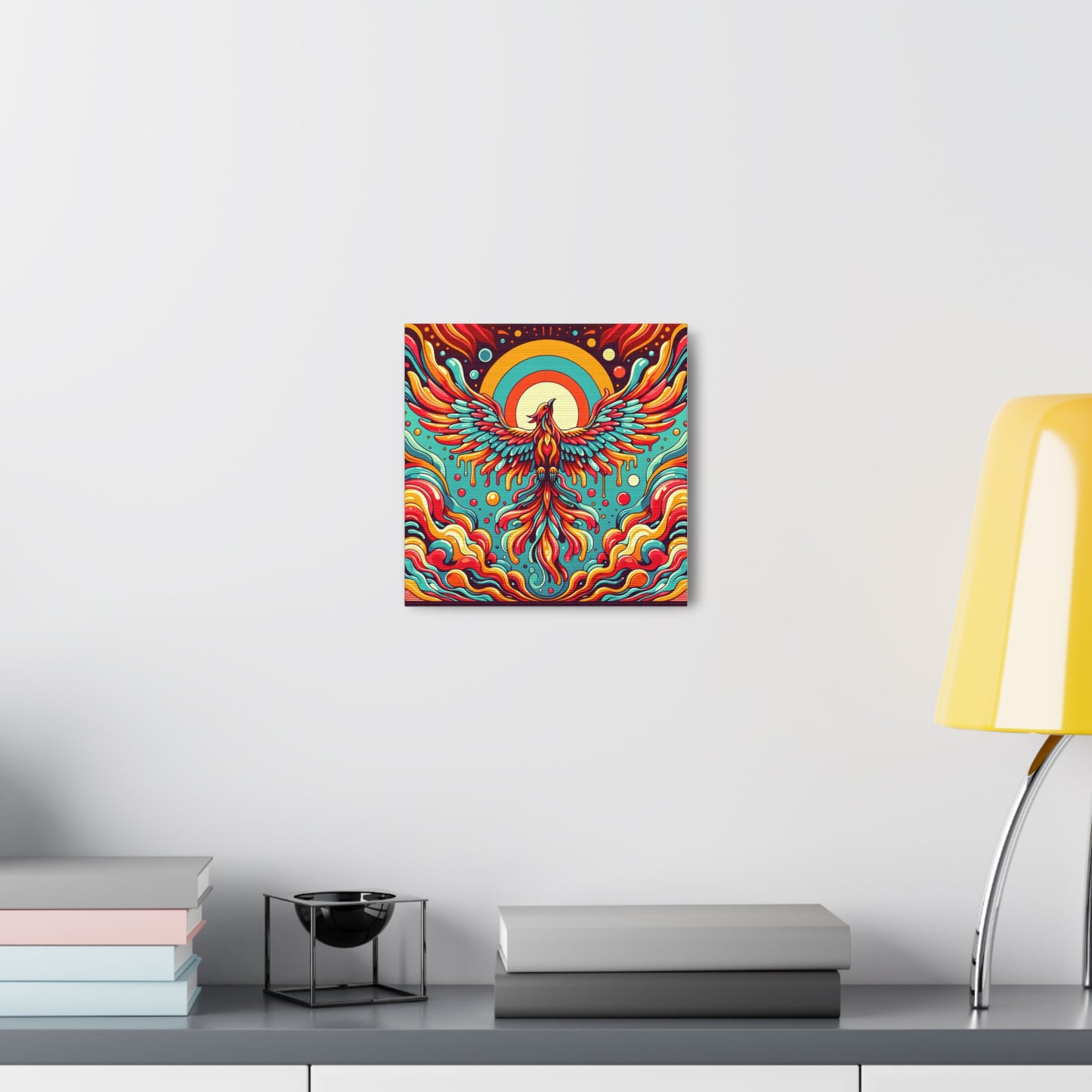 Phoenix Rising Canvas Wall Art