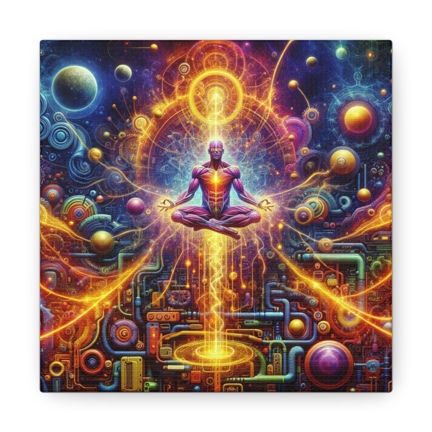 Fifth Dimension Ascension Canvas Wall Art