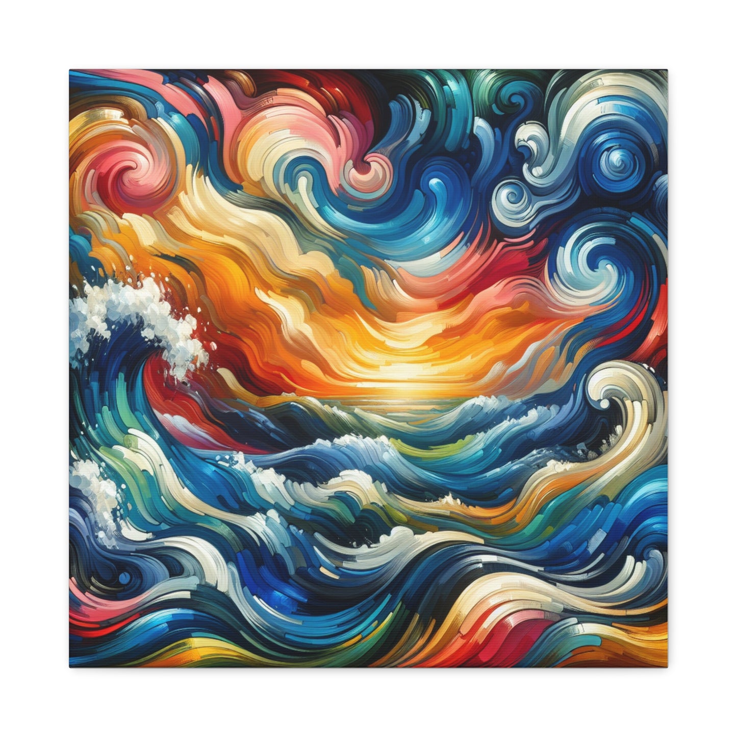 Ocean Waves Canvas Wall Art