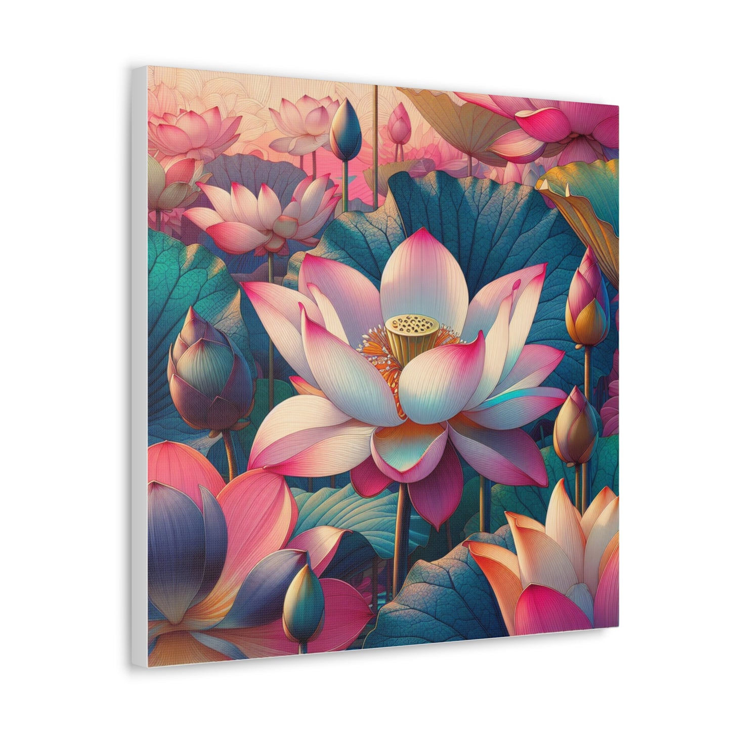 Lotus Canvas Wall Art