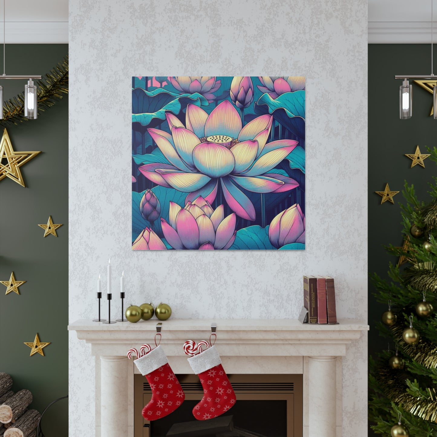 Lotus Canvas Wall Art