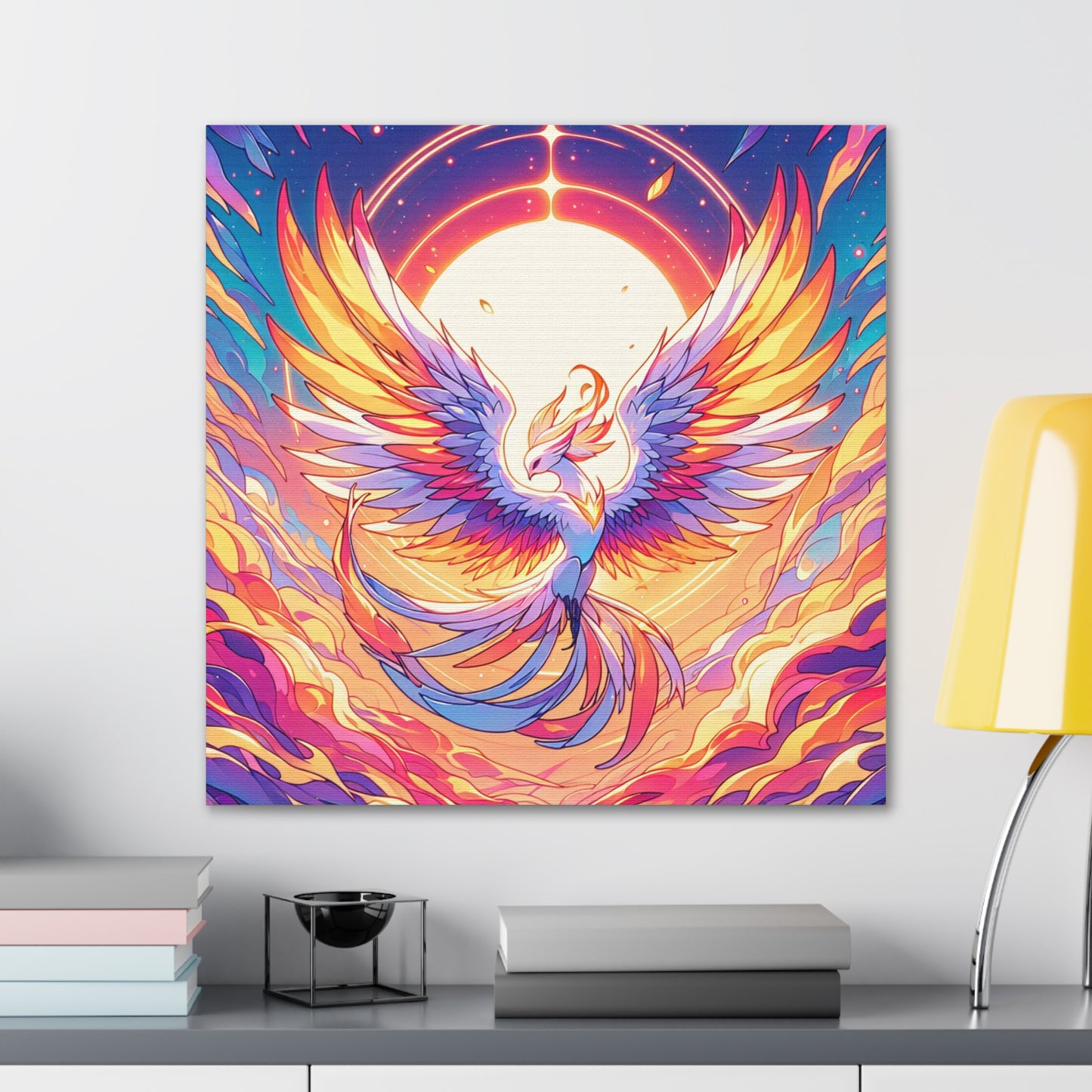 Phoenix Rising Canvas Wall Art