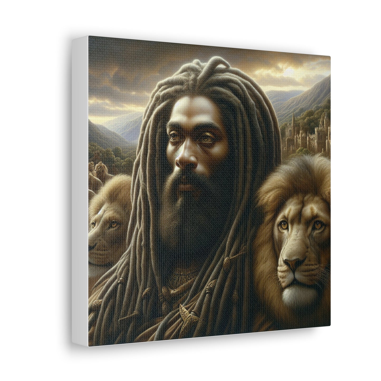 Jah Rastafari Canvas Wall Art