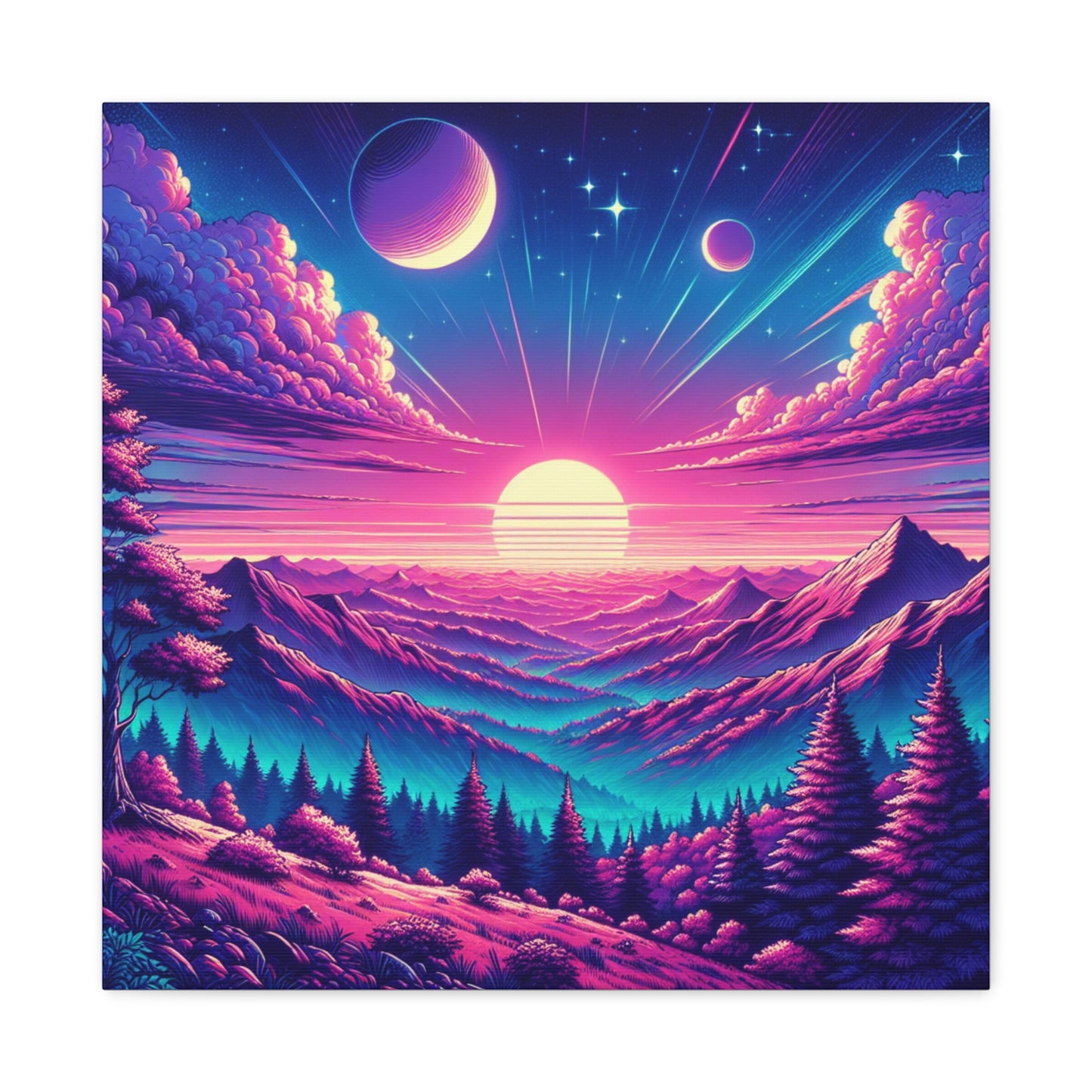 Majestic Sky Canvas Wall Art