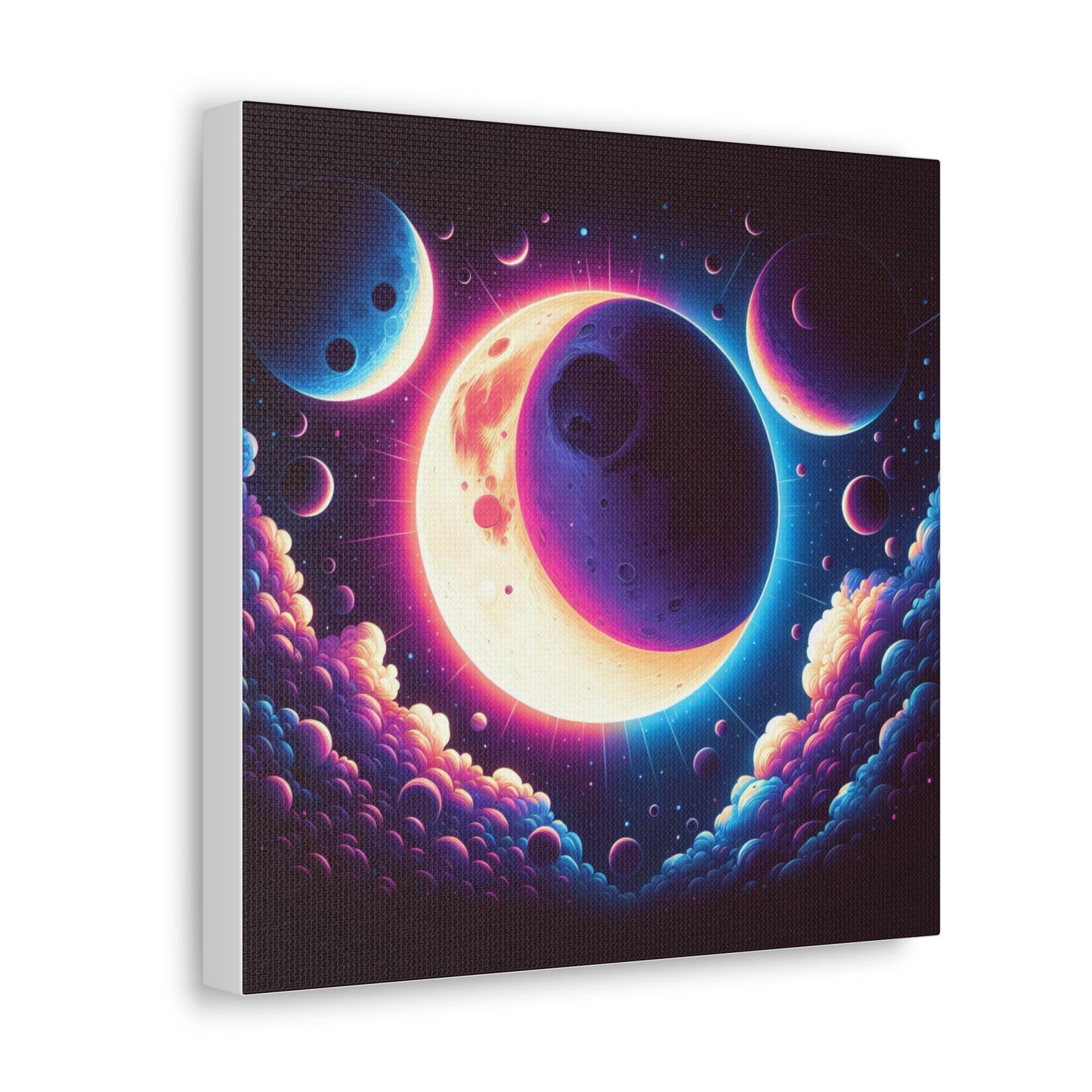 Lunar Eclipse Canvas Wall Art