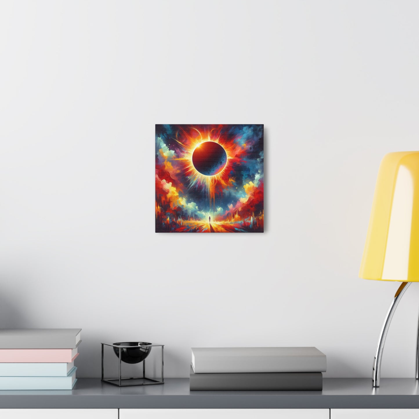 Solar Eclipse Canvas Wall Art