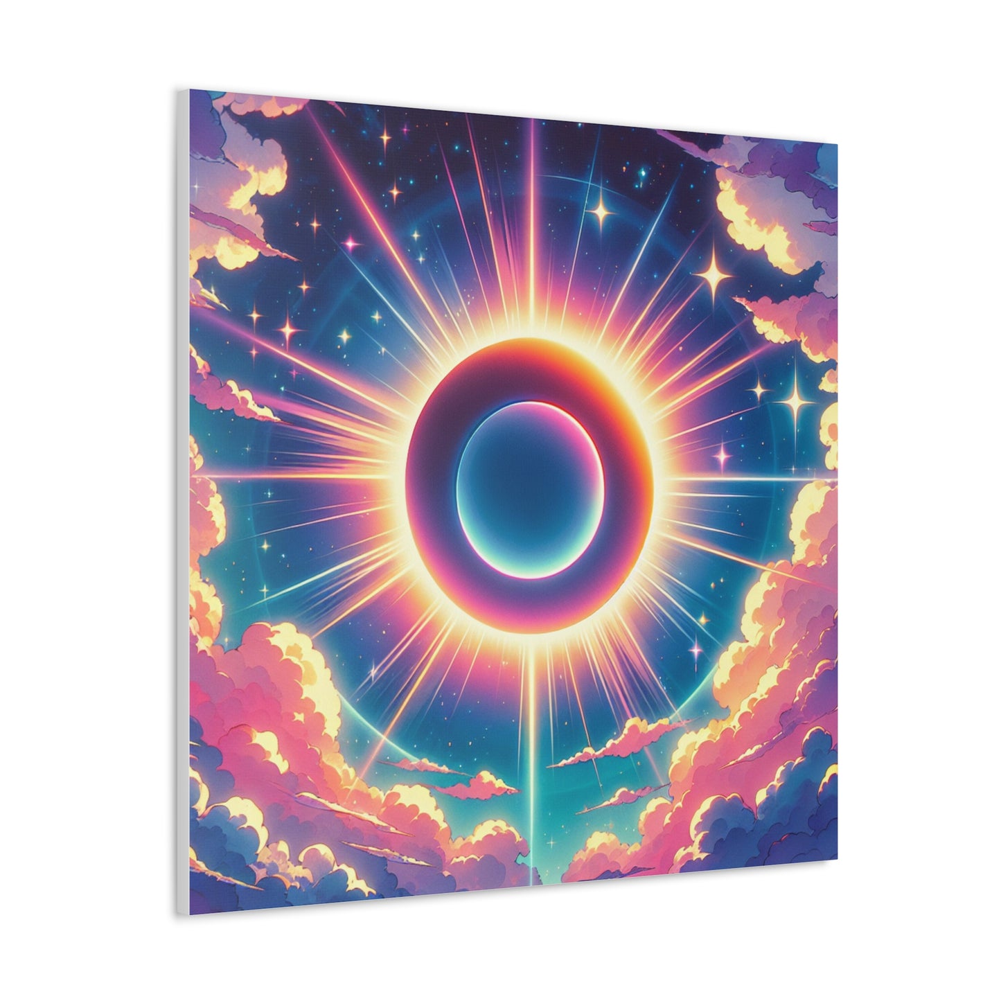 Solar Eclipse Canvas Wall Art