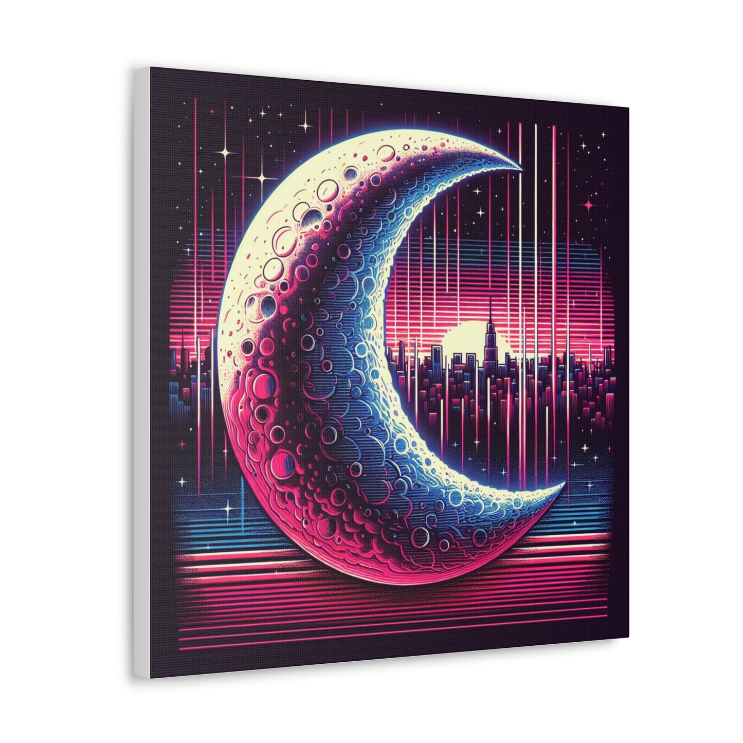 Half Moon Canvas Wall Art